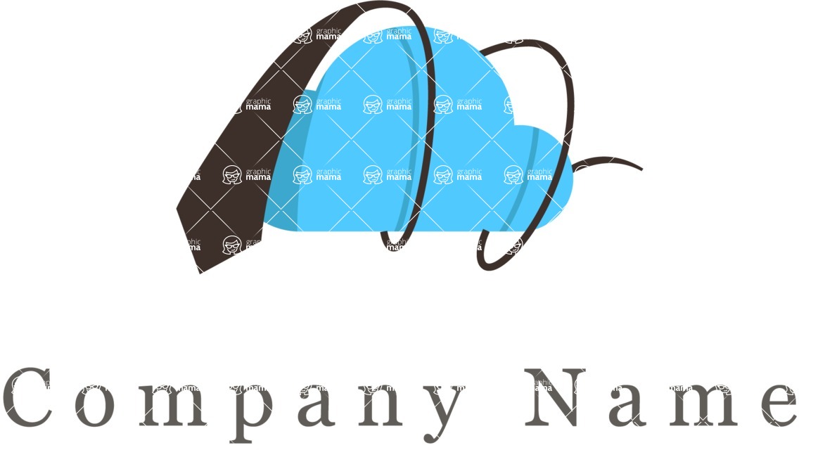 Business Logo Templates - vector graphics in a pack from GraphicMama - Cloud Storage Vector Logo Design